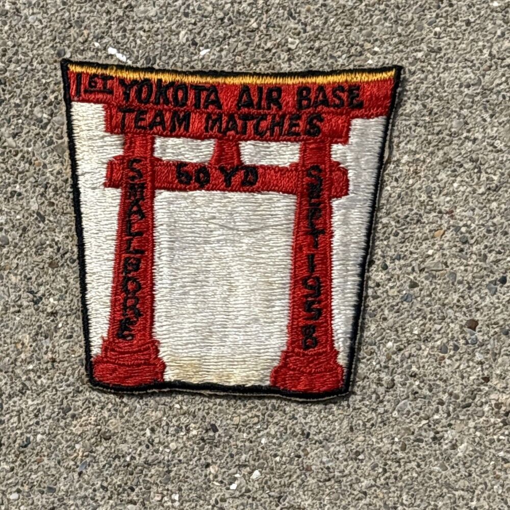 Rare 1958 Yokota Air Base Rifle Matches September 1958 Small Bore 60 Yards
